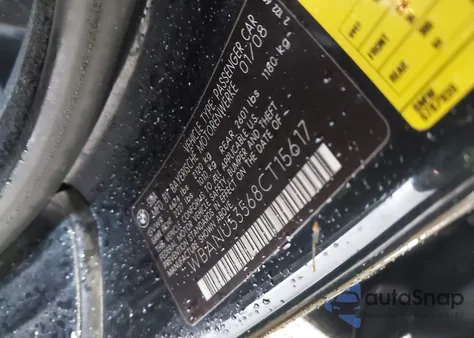 2008 BMW 528 I z USA, uszkodzony, nr VIN WBANU53568CT15617